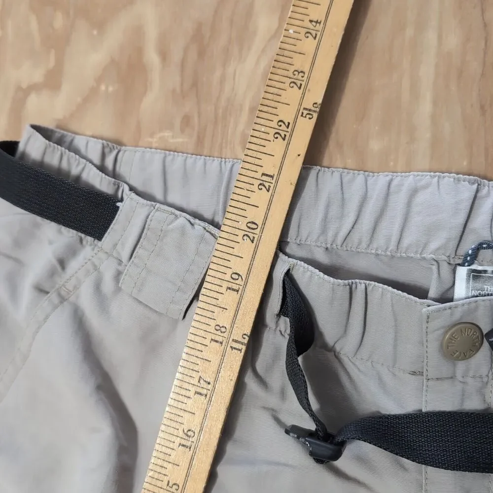 The North Face Men's XL 36x10 Cargo Nylon Shorts Pocket Zip Belted Elastic Waist